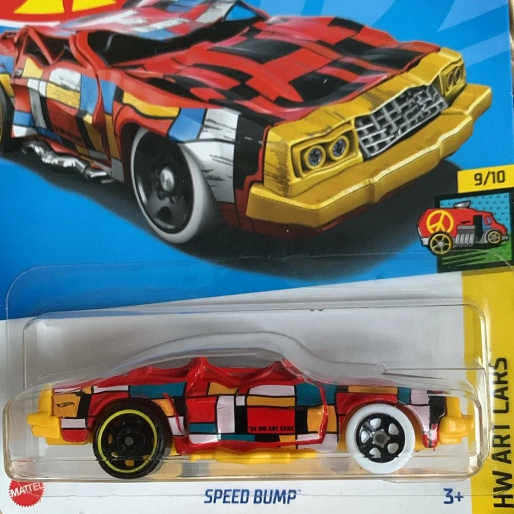 Hot Wheels Speed Bump Crushed Car T Art Cars Hotwheels 2024 Derby Lets Race 🆕